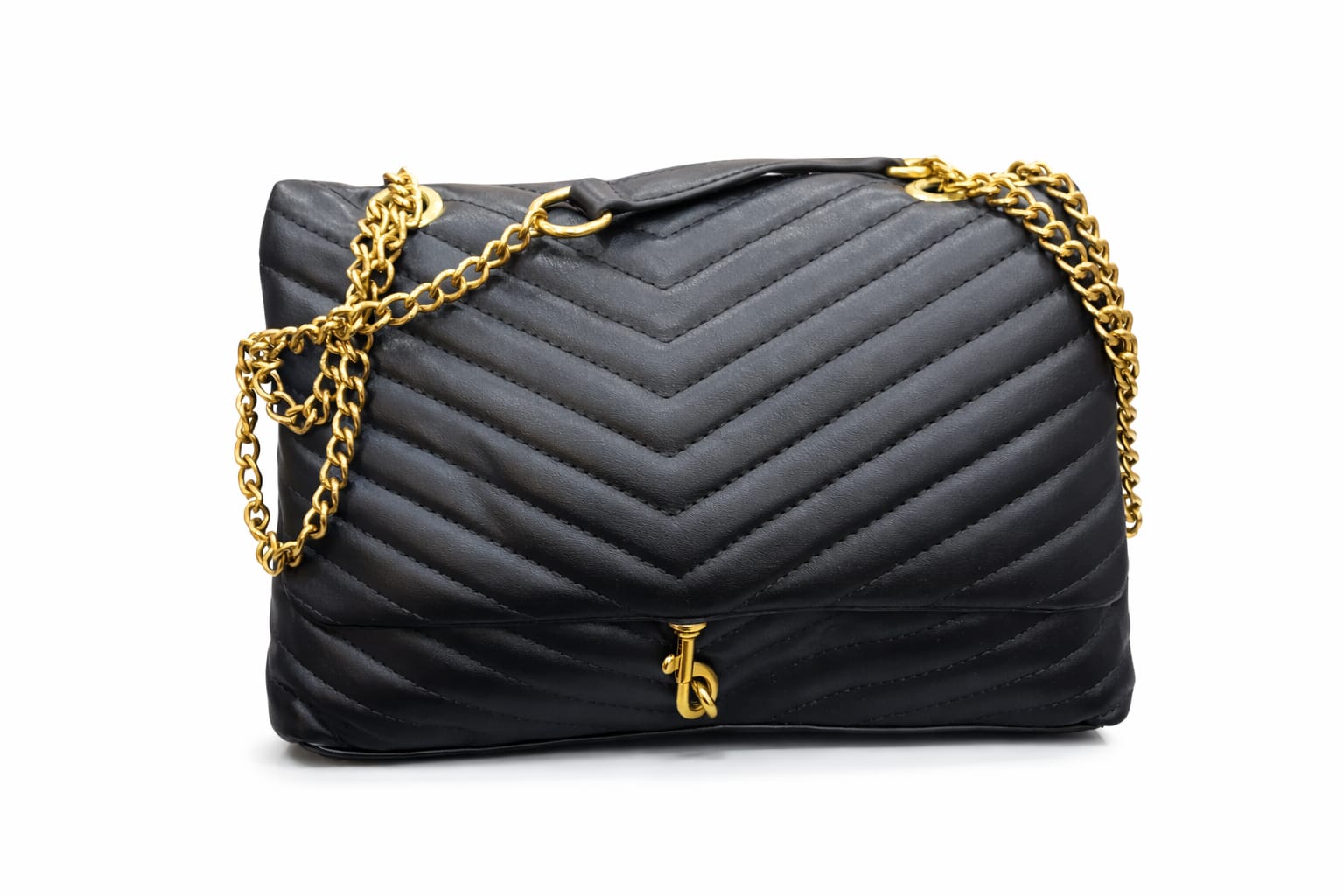 Chevron Quilted Chain Bag – Elegant Luxury Style