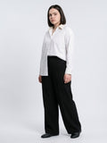 Classic White Chemise Shirt – Elegant Minimal Style