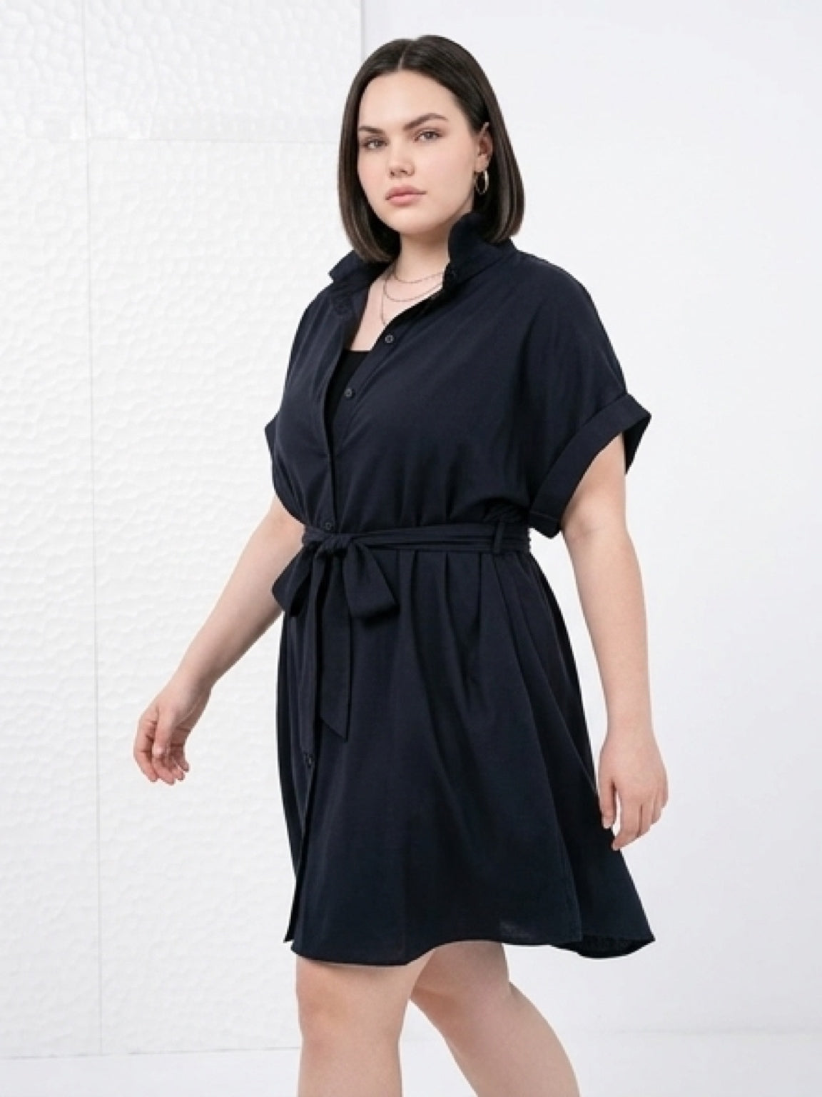 Black Shirt Dress – Elegant Casual Style