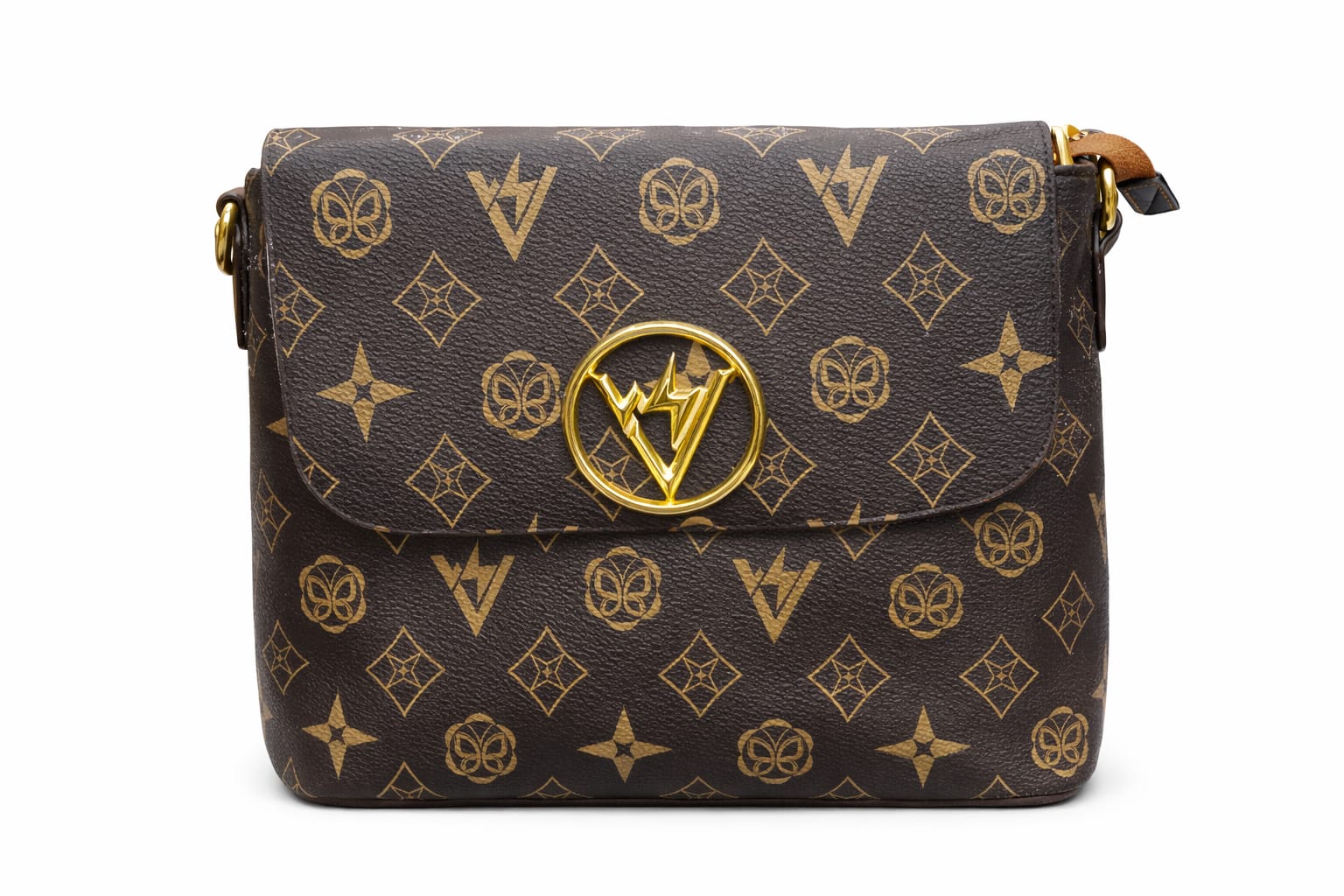 Monogram Flap Shoulder Bag – Luxury Classic Style