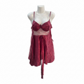 Elegant Burgundy Lingerie – Soft & Seductive Look