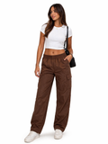 Brown Cargo Pants – Relaxed Fit Street Style