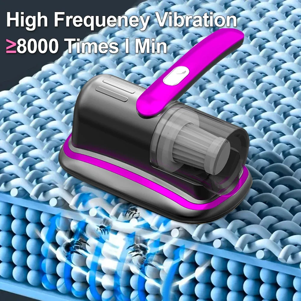 Wireless Mattress Vacuum Cleaner – UV-C & HEPA, 12KPa