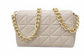 Beige Quilted Chain Bag – Elegant Classic Style